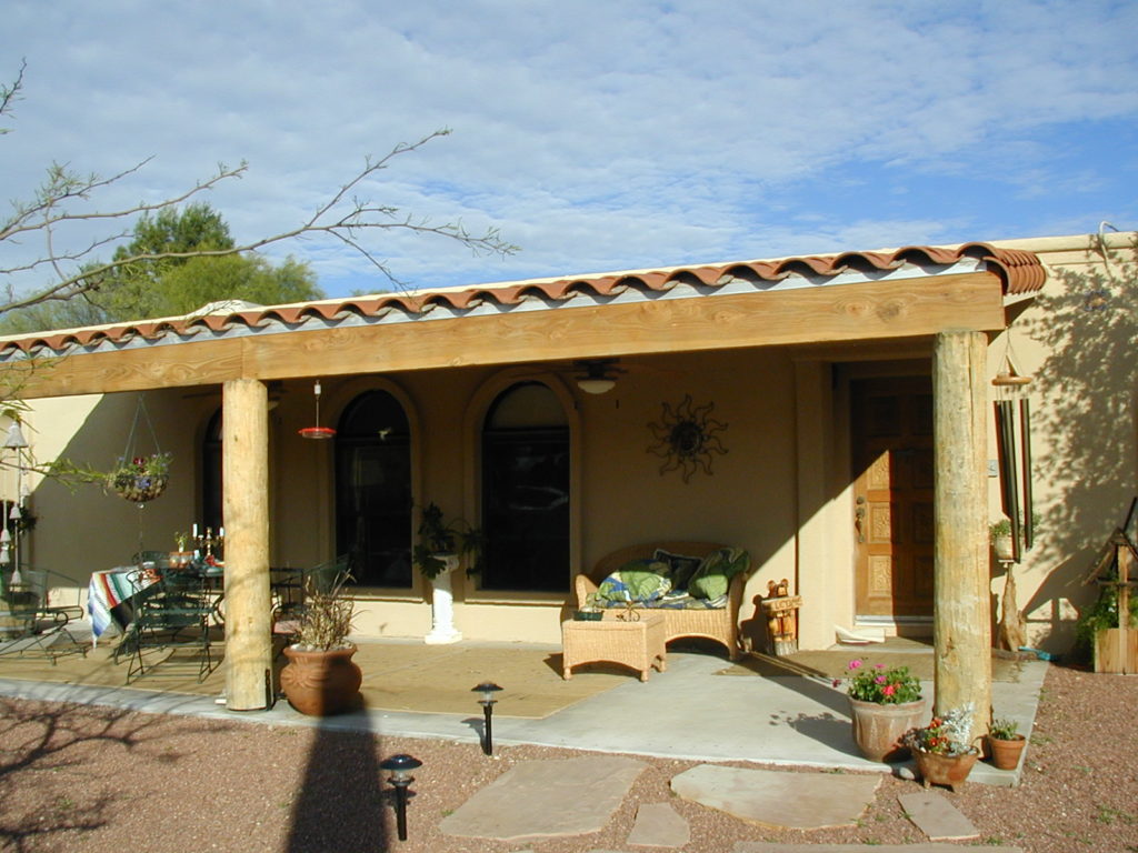 backyard patio remodeled in Tucson